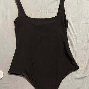 black bodysuit